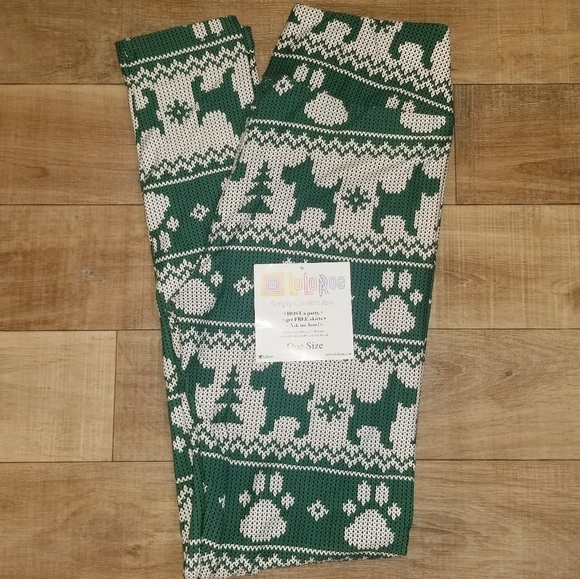 Lularoe Os Scotty Dogs Paw Print NWOT - Picture 2 of 2